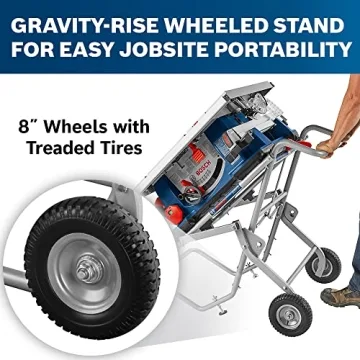 BOSCH 4100XC-10 Portable Table Saw with Stand