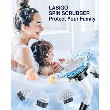 LABIGO Electric Spin Scrubber LA1 Pro for Effortless Cleaning