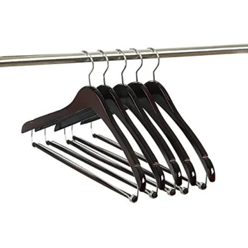 Nature Smile Wooden Hangers for Suits & Coats Pack of 5