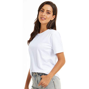 VIIOO Women's Casual Loose Crewneck T-Shirt for All Occasions