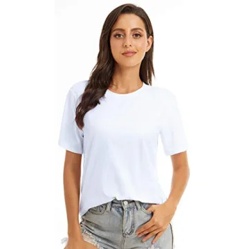 VIIOO Women's Casual Loose Crewneck T-Shirt for All Occasions