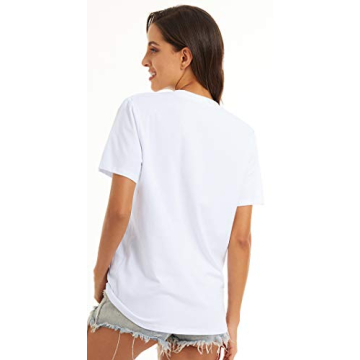 VIIOO Women's Casual Loose Crewneck T-Shirt for All Occasions