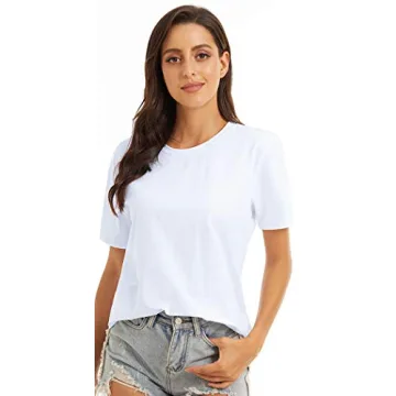 VIIOO Women's Casual Loose Crewneck T-Shirt for All Occasions