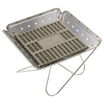 Coal Bed L: Charcoal Grill for Pack & Carry Fireplace