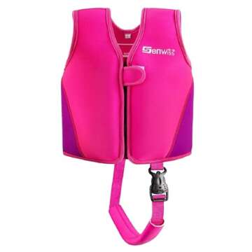 Genwiss Baby Girl Swim Vest 18 Months - 2 Years