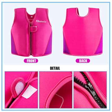 Genwiss Baby Girl Swim Vest 18 Months - 2 Years