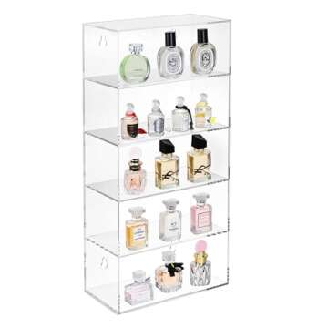 MOOCA Wall Mounted Acrylic Display Case for Sunglasses