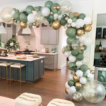 Sage Green Balloon Garland Kit - 137PCS for Events
