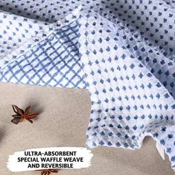 Folkulture Cotton Kitchen Towels Set - 100% Absorbent & Stylish