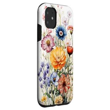 iPhone 11 Floral - Vintage Wildflower Floral Garden Collection Case