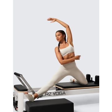 CRZ YOGA Womens Butterlift High Waisted Workout Leggings 25" - Pilates Gym Athletic Yoga Pants Buttery Soft Mojave Tan Large