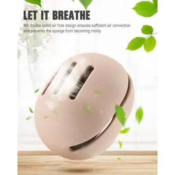 FERYES Makeup Sponge Holder - Eco-Friendly Silicone Case