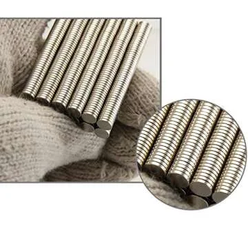 WOBATOY 150 Pack 6x1mm Versatile DIY Magnets for Kids