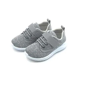 Bless Children Baby Toddlers Boy's Girl's Breathable Fashion Sneakers Walking Running Shoes,Grey1901.Size 4