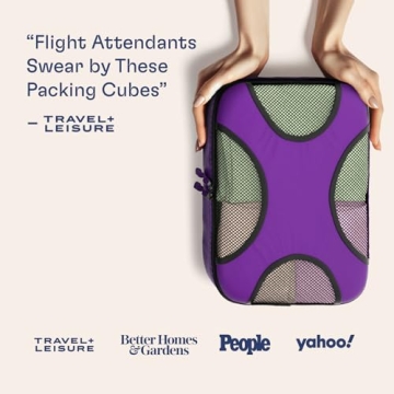 Shacke 5 Set Packing Cubes Lightweight Travel Organizers