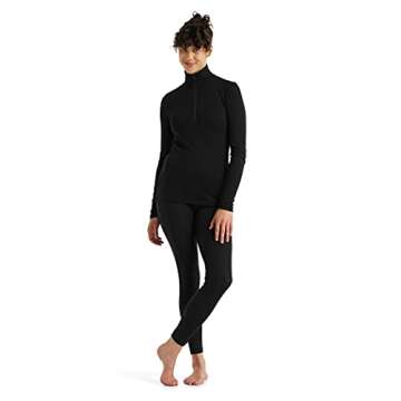 Icebreaker Merino 175 Women's Half Zip Pullover - Black