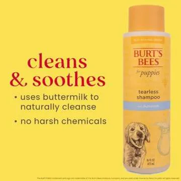 Burt's Bees Tearless Puppy Shampoo - Gentle & Natural 16 oz