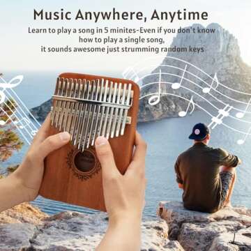 17 Key Kalimba Thumb Piano - A Unique Musical Gift