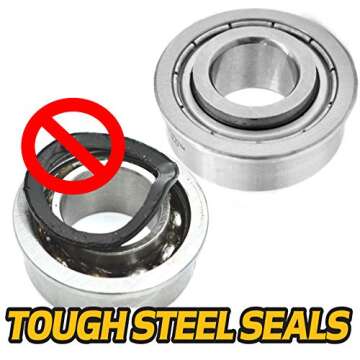 Stainless Steel Axle Spacer Upgrade for John Deere Mowers