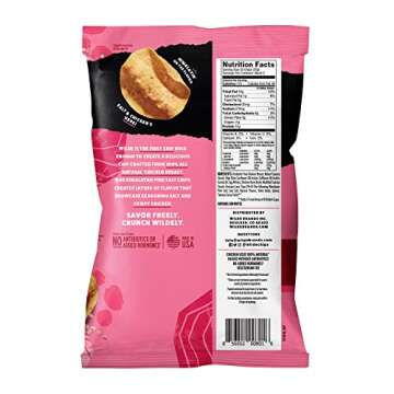 Himalayan Pink Salt Protein Chips by Wilde Chips, Thin and Crispy, High Protein, Keto Friendly, Made...
