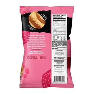 Himalayan Pink Salt Protein Chips by Wilde Chips, Thin and Crispy, High Protein, Keto Friendly, Made...