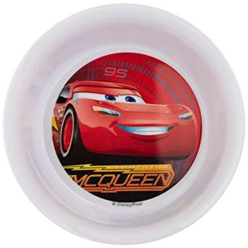 Disney Cars 3 Dinnerware Set - 3 Piece Kids Tableware