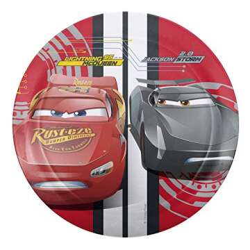 Disney Cars 3 Dinnerware Set - 3 Piece Kids Tableware