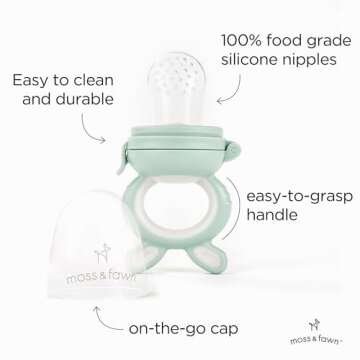 Moss and Fawn Forage Feeder for Safe Infant Feeding