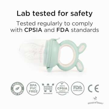 Moss and Fawn Forage Feeder for Safe Infant Feeding