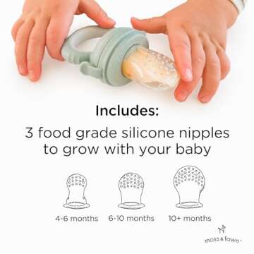 Moss and Fawn Forage Feeder for Safe Infant Feeding