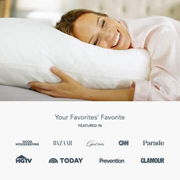 Fishers Finery 19mm 100% Pure Mulberry Silk Pillowcase with Good Housekeeping Approval, Luxurious Be...