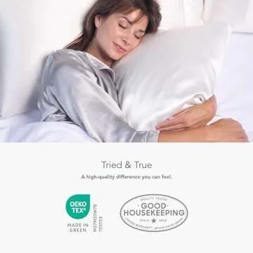 Fishers Finery Silk Pillowcase - Good Housekeeping Approved