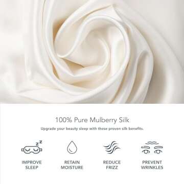 Fishers Finery Silk Pillowcase - Good Housekeeping Approved