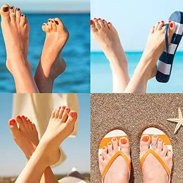 Stylish PATISORNA 925 Sterling Silver Toe Rings Set