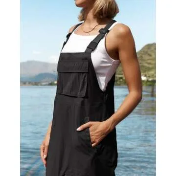 ZESICA Women's Stylish Sleeveless Jumpsuit with Pockets