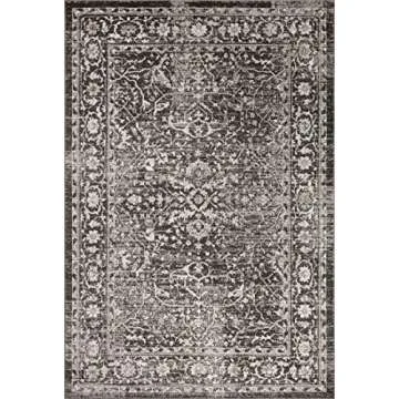 Loloi II Odette Collection ODT-01 Charcoal/Silver 9'-2" x 13' Area Rug