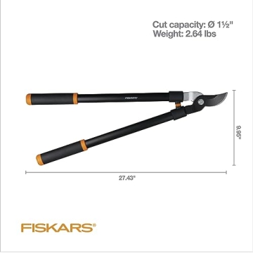 Fiskars 28" Heavy Duty Tree Loppers for Garden Maintenance