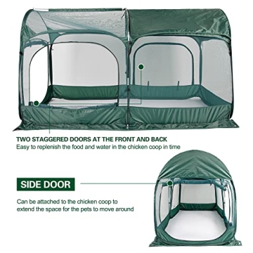 ANC POP Portable Chicken Run for Safe Outdoor Fun