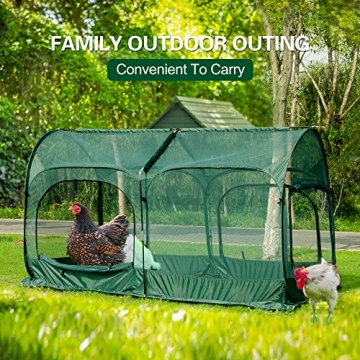 ANC POP Portable Chicken Run for Safe Outdoor Fun