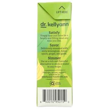 Dr. Kellyann Thai Lemongrass Chicken Bone Broth, 16.9 FZ