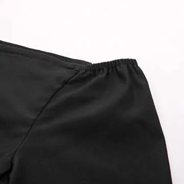 Elegant Women's Off Shoulder Formal Party Dress in Black