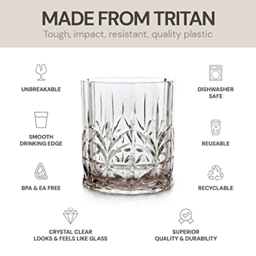 BELLAFORTE Myrtle Beach Unbreakable Tumbler Set - 13oz