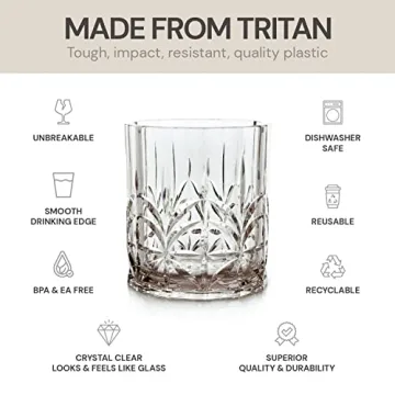 BELLAFORTE Myrtle Beach Unbreakable Tumbler Set - 13oz