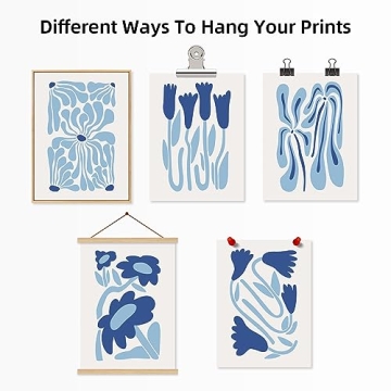 Matisse Flower Wall Art Prints Vibrant Decor Set of 6