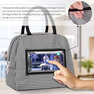 BALORAY Lunch Bags for Women Lunch Tote Cooler Bag, Leak-proof Liner Insulated Lunch Box Lunch Bags ...