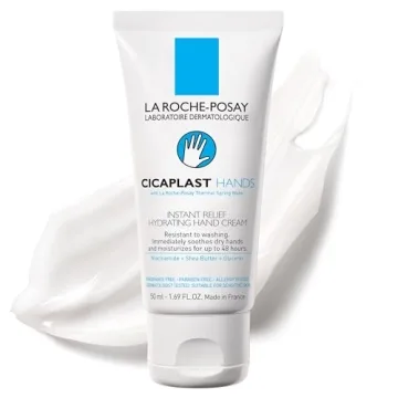 La Roche-Posay Cicaplast Hand Cream - Instant Relief Moisturizing Dry Hands with Shea Butter, 1.69 F...