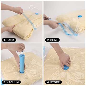 Jumbo Vacuum Storage Bags - Air Tight Compression Bags
