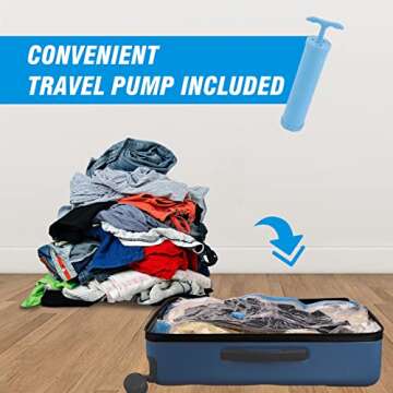 Jumbo Vacuum Storage Bags - Air Tight Compression Bags