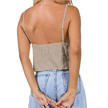 Mxiqqpltky Y2K Ruched Cami Top for Summer Style