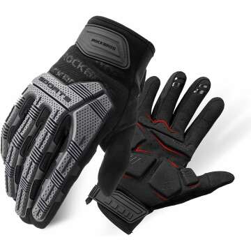 Mountain Bike Gloves with Touch Screen & Gel Pad